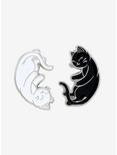 Yin-Yang Cats Enamel Pin Set, , hi-res