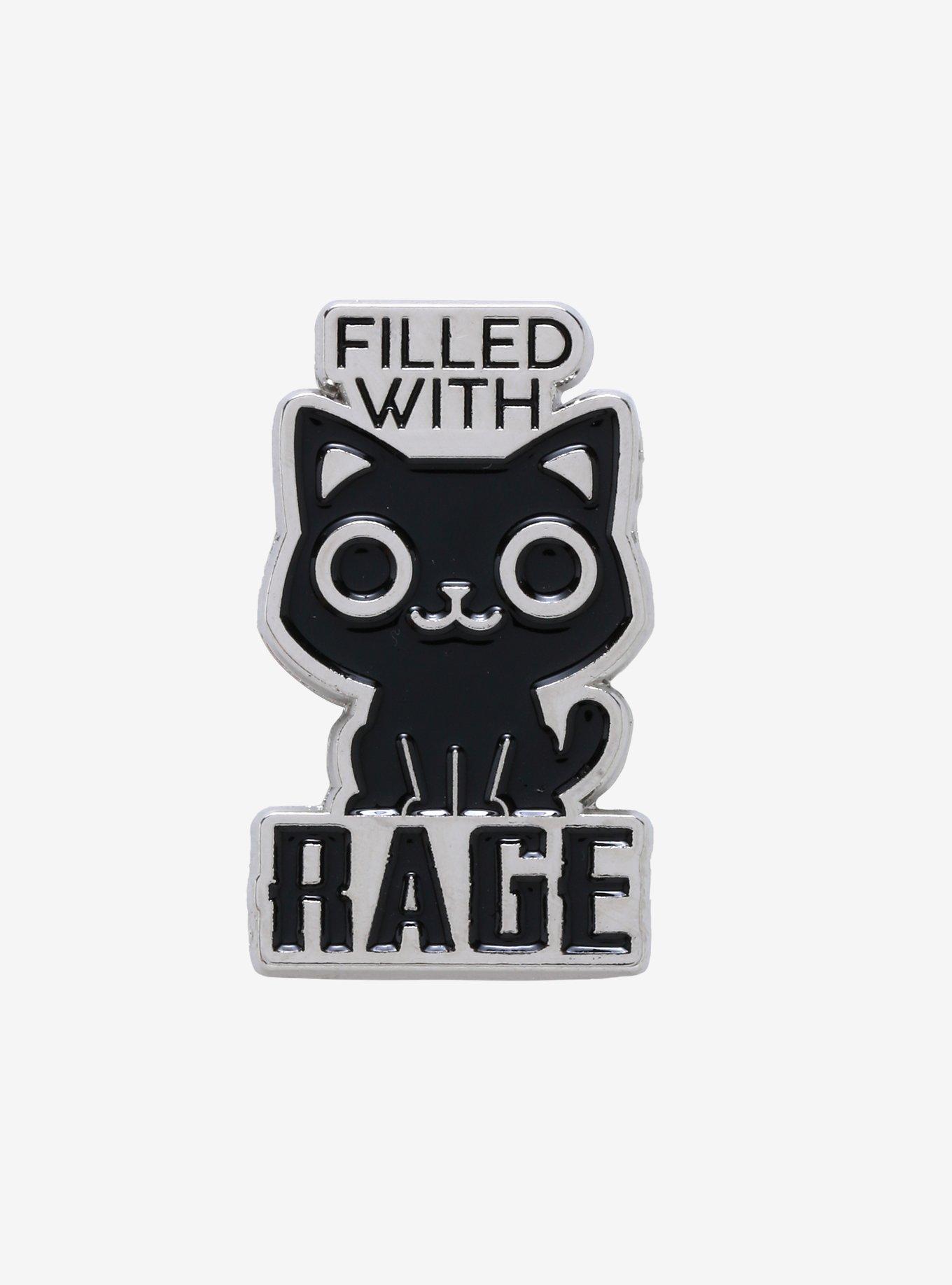 Rage Cat Enamel Pin | Hot Topic