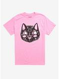 Hell Kitty T-Shirt By Loll3, PINK, hi-res