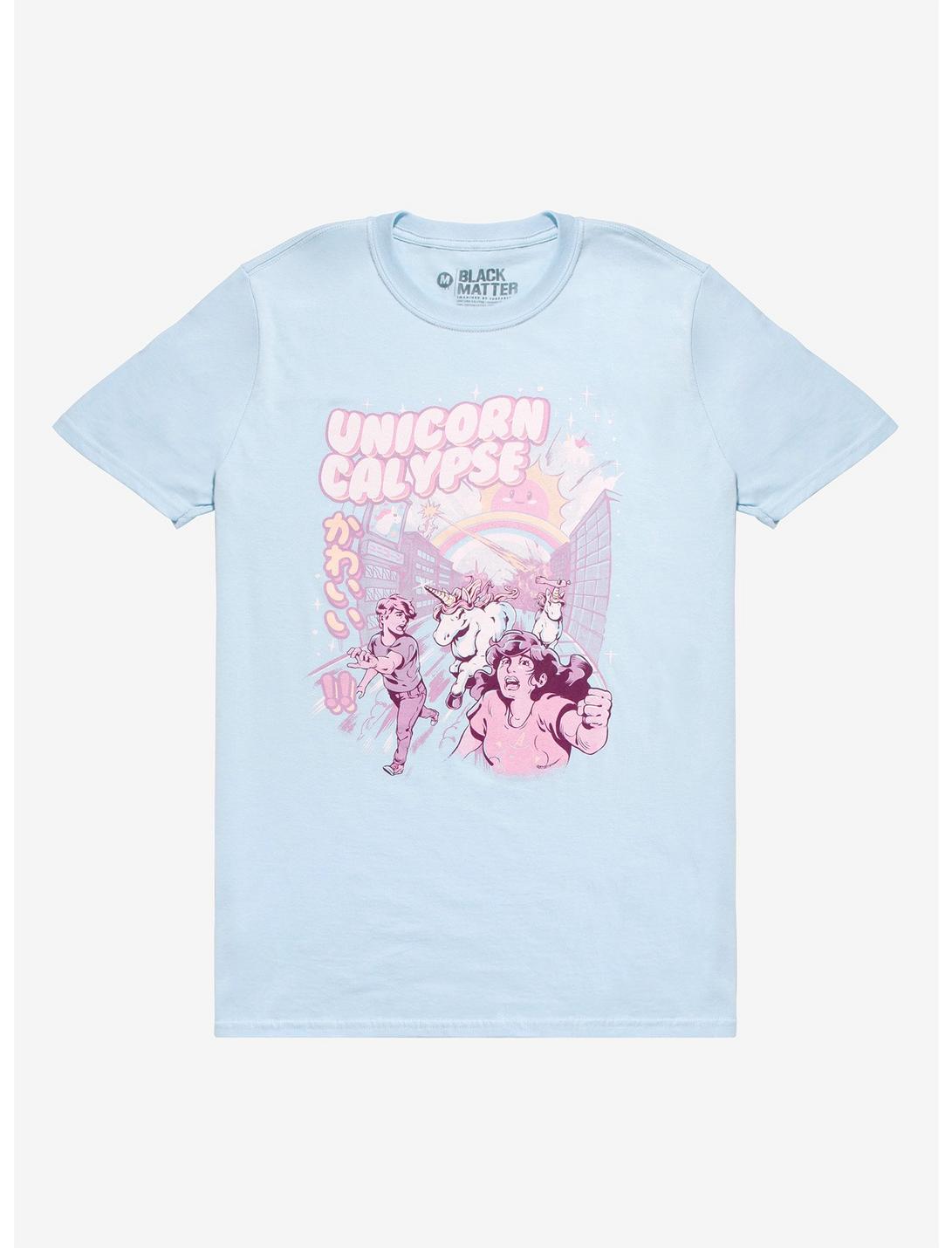 Unicorn Calypse T-Shirt By Ilustrata, PINK, hi-res