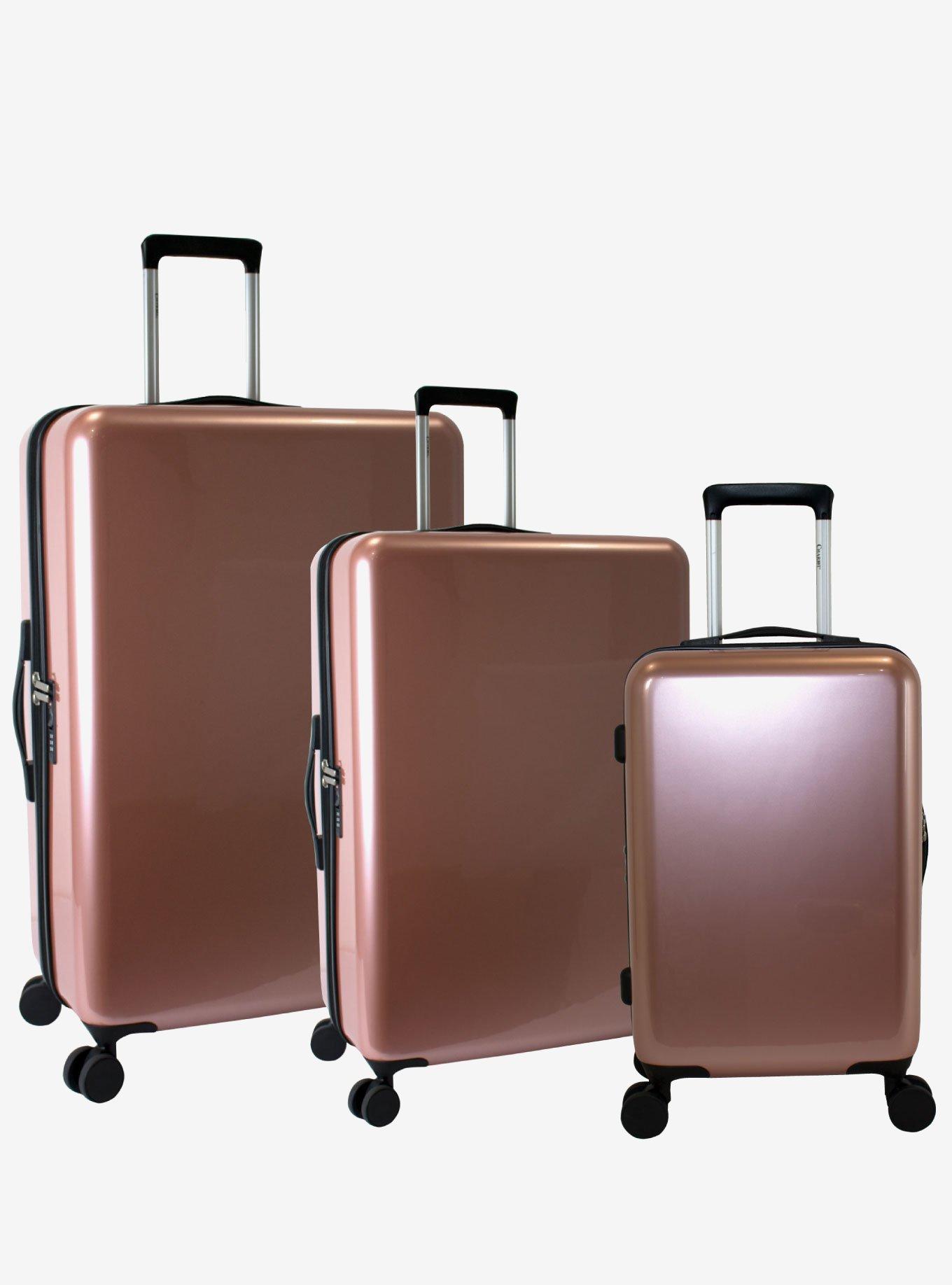 Blank Slate Hard Sided 3 Pc Rose Gold Luggage Set, , hi-res
