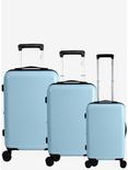 Blank Slate Hard Sided 3 Pc Aquamarine Luggage Set, , hi-res