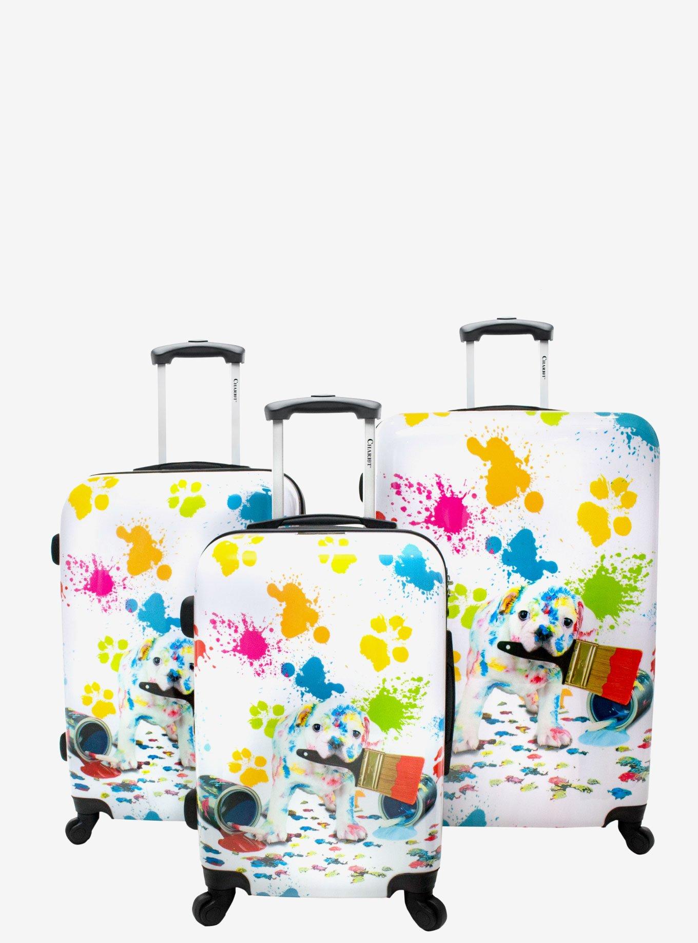 Paint Hard Sided 3 Pc Luggage Set BoxLunch