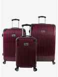 Paola Hard Sided 3 Pc Wine Luggage Set, , hi-res