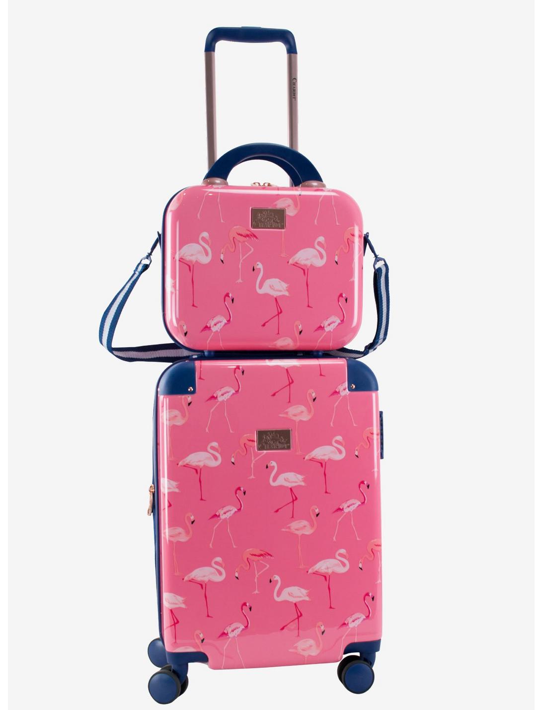 Park Avenue Carry On And Beauty Flamingo Case Set, , hi-res