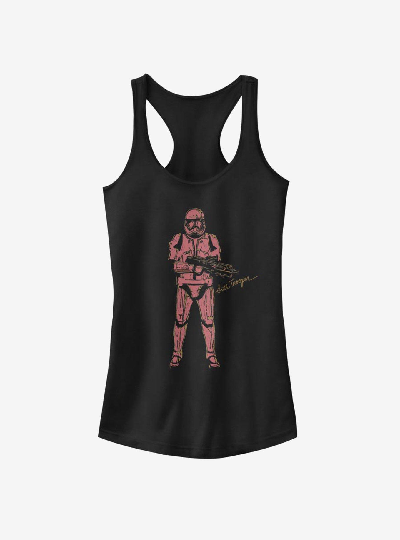 Star Wars: The Rise of Skywalker Red Trooper Girls Tank