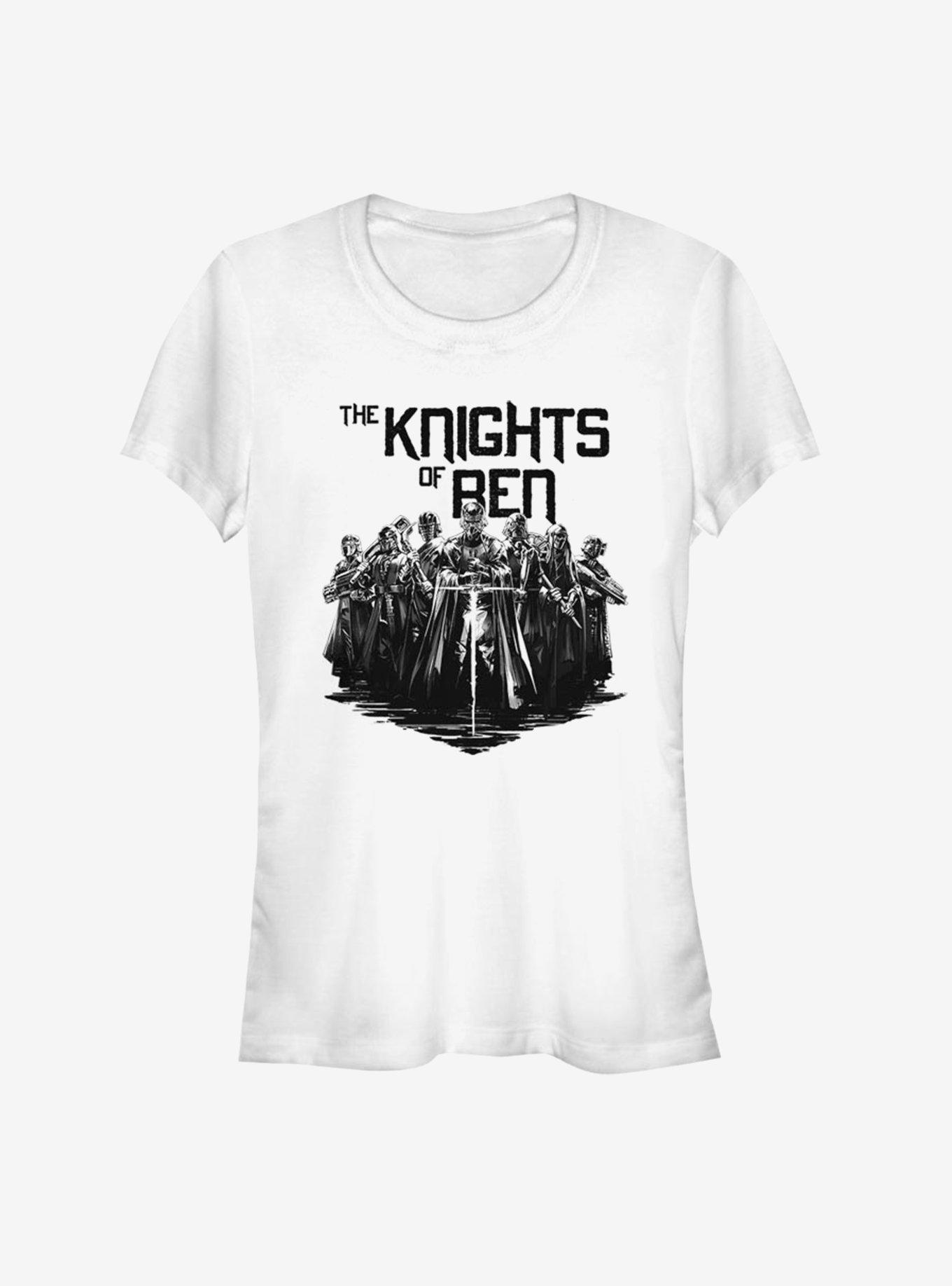 Star Wars: The Rise of Skywalker Inked Knights Girls T-Shirt, WHITE, hi-res