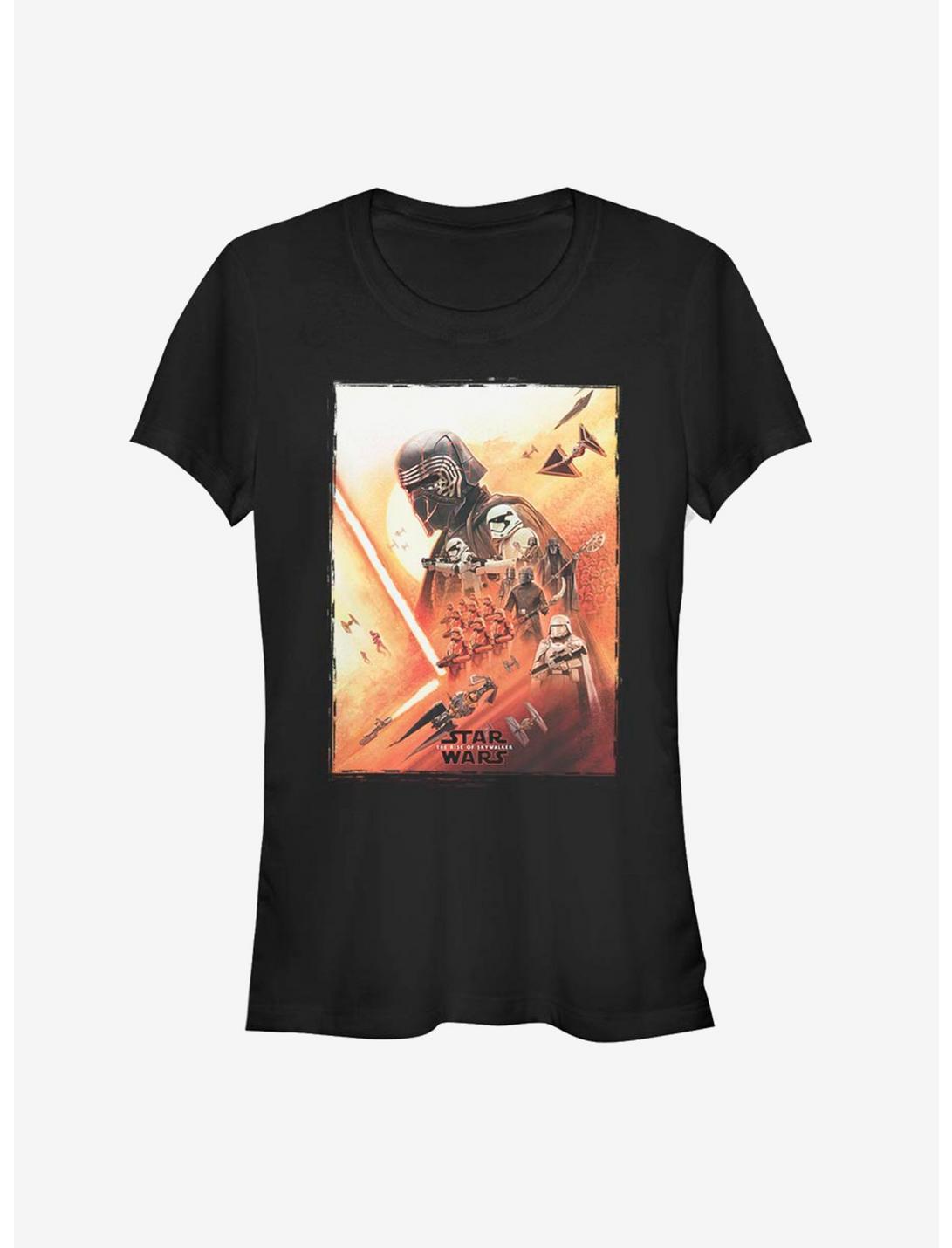 Star Wars: The Rise of Skywalker Kylo Poster Girls T-Shirt, BLACK, hi-res