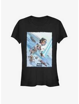 Star Wars: The Rise of Skywalker Rey Poster Girls T-Shirt, , hi-res