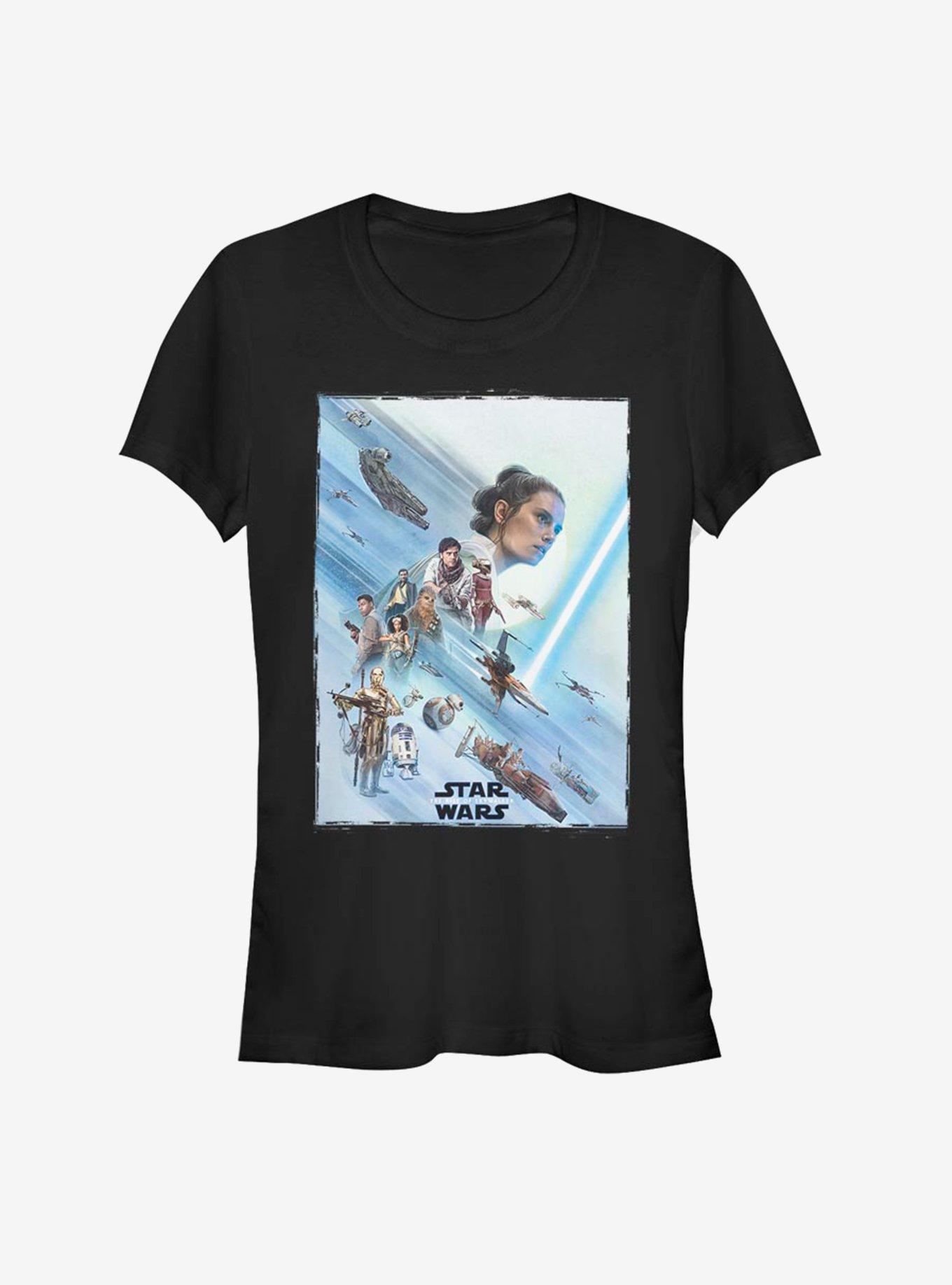 Star Wars: The Rise of Skywalker Rey Poster Girls T-Shirt, , hi-res