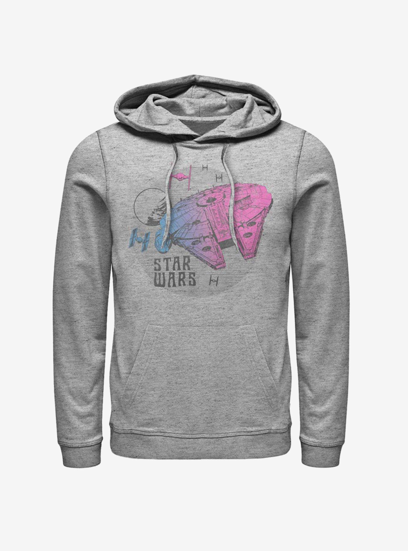 Star Wars: The Rise of Skywalker Neon Ship Hoodie, , hi-res