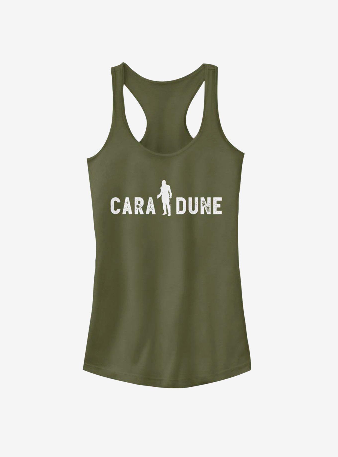 Star Wars The Mandalorian Dune Shadow Girls Tank, MIL GRN, hi-res