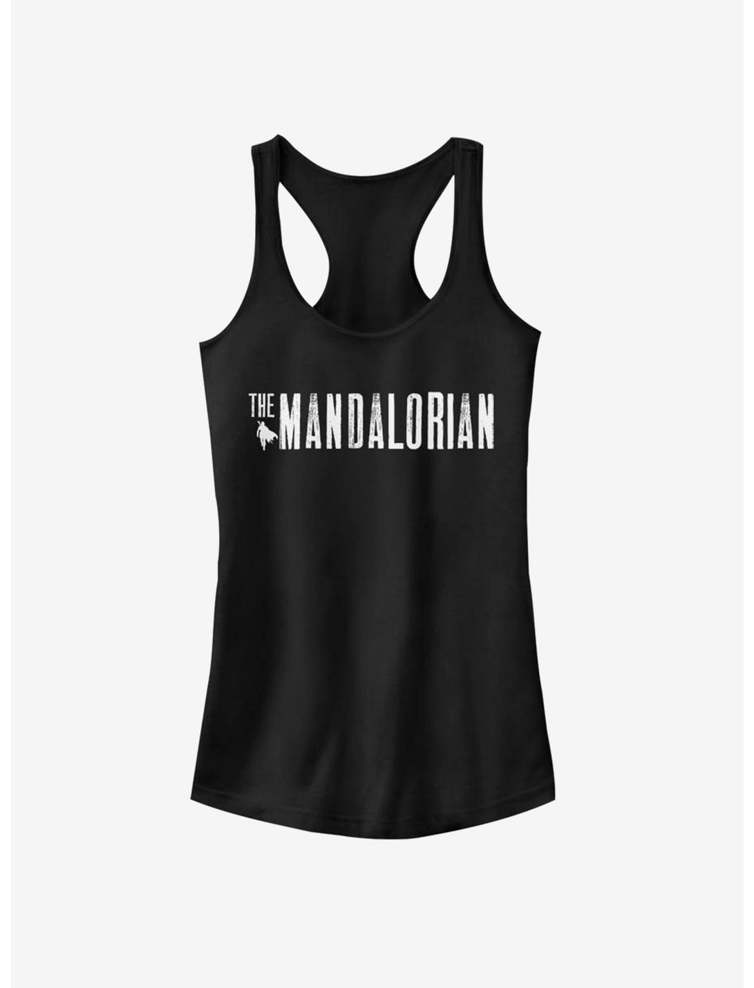 Star Wars The Mandalorian Mandalorian Simplistic Logo Girls Tank Top, BLACK, hi-res