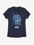 Star Wars Boba Fett Head Fill Womens T-Shirt, NAVY, hi-res