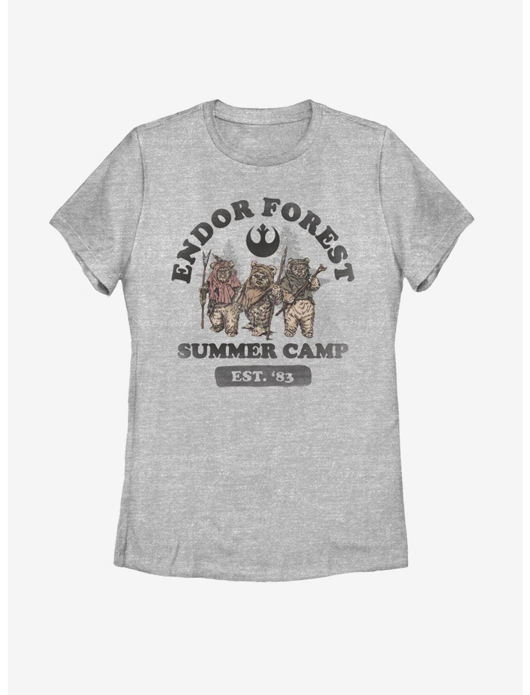 Star Wars Endor Summer Camp Womens T-Shirt, ATH HTR, hi-res