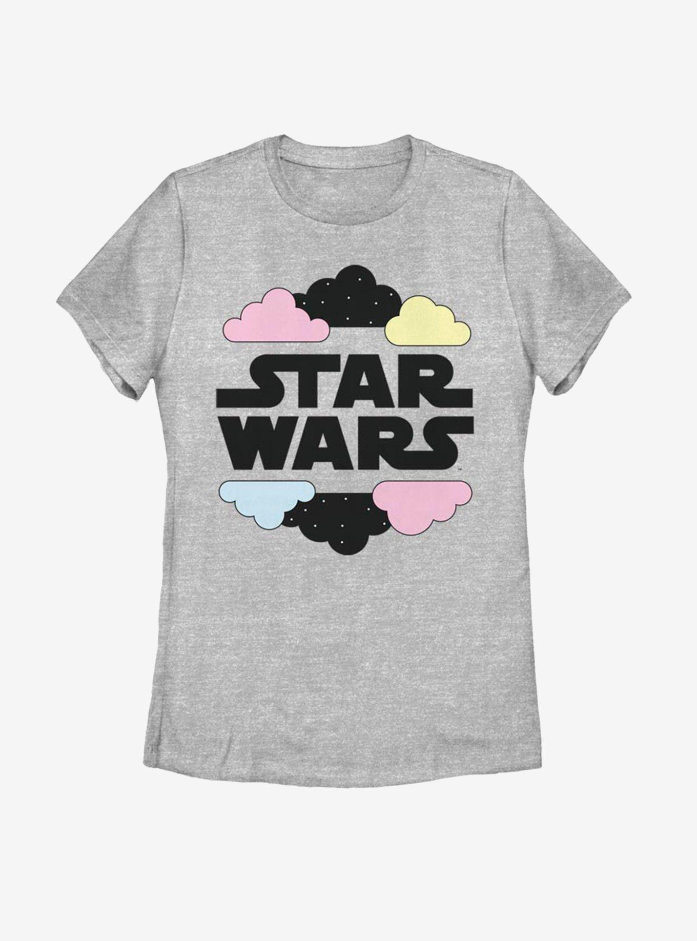Star Wars Fluffy Logo Womens T-Shirt, ATH HTR, hi-res