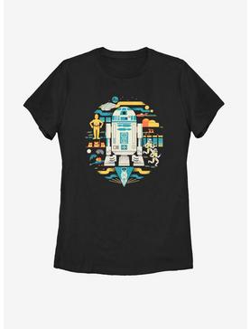 Star Wars Droid Icons Womens T-Shirt, , hi-res