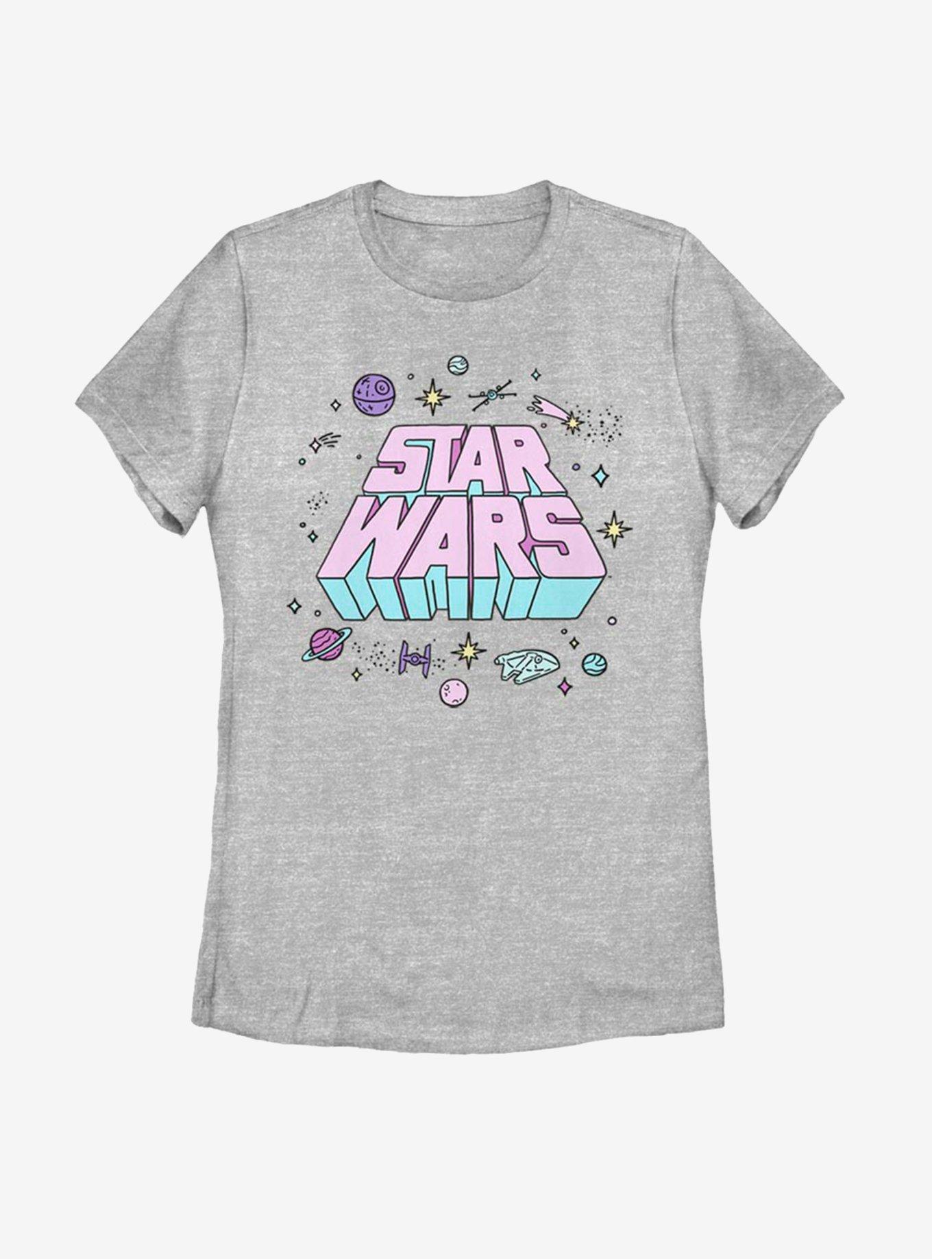 Star Wars Pop Out Logo Womens T-Shirt, , hi-res
