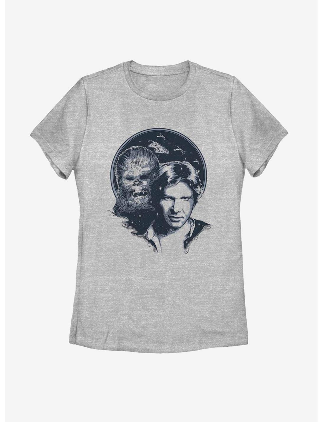 Star Wars Smuggler Club Womens T-Shirt, ATH HTR, hi-res