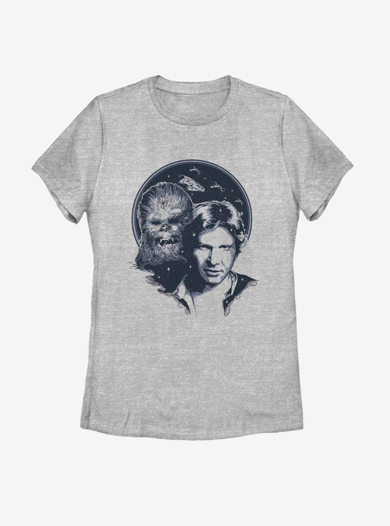 Star Wars Smuggler Club Womens T-Shirt, ATH HTR, hi-res