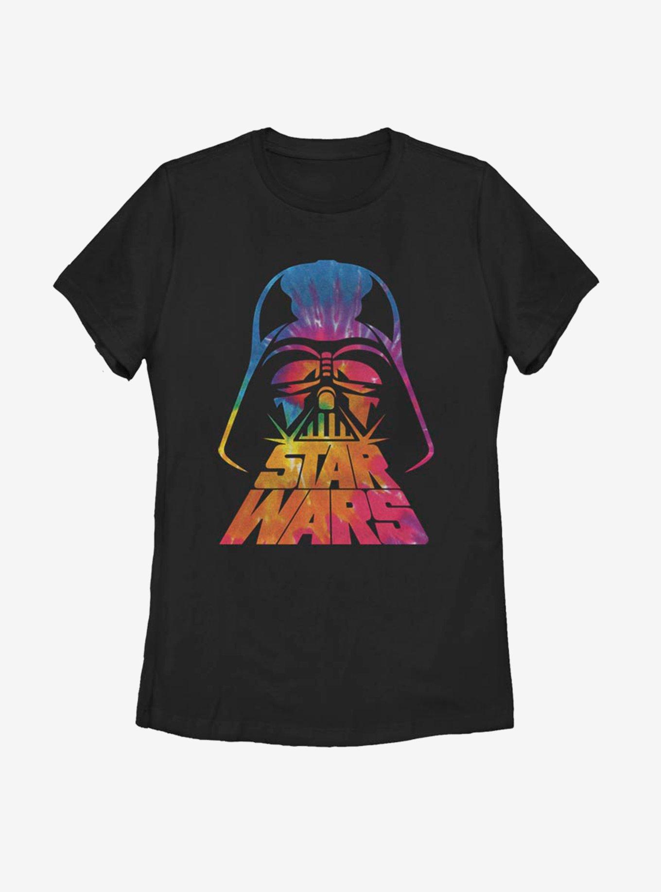 Star Wars Tie Dye Vader Womens T-Shirt, BLACK, hi-res