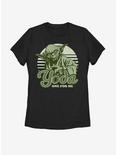 Star Wars Yoda One Retro Womens T-Shirt, BLACK, hi-res