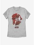 Star Wars Episode VIII The Last Jedi Phasma Head Fill Womens T-Shirt, ATH HTR, hi-res