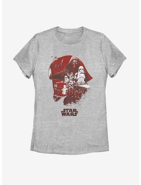 Star Wars Episode VIII The Last Jedi Phasma Head Fill Womens T-Shirt, , hi-res