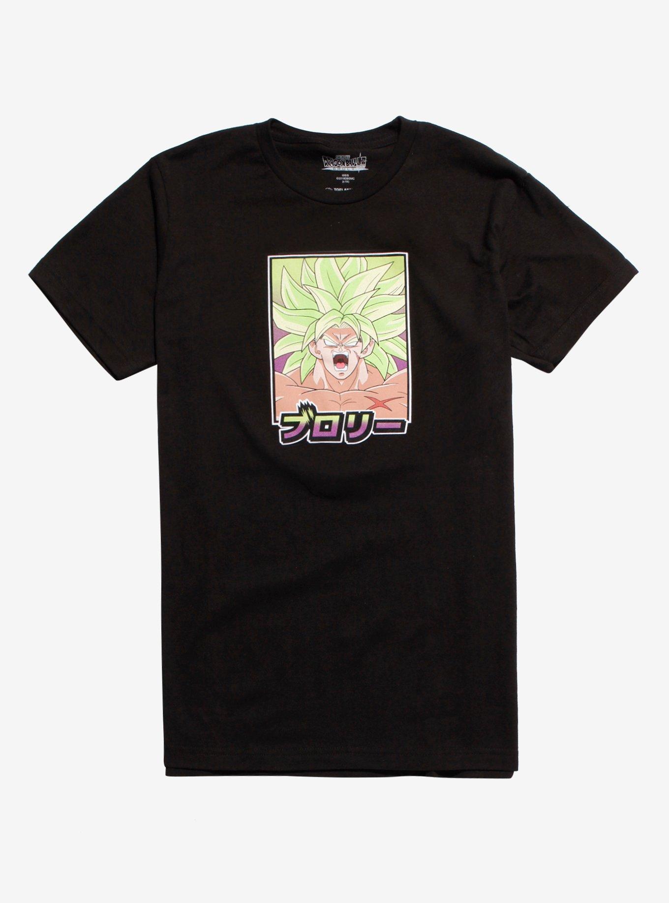 Dragon Ball Super: Broly Retro Broly T-Shirt, BLACK, hi-res