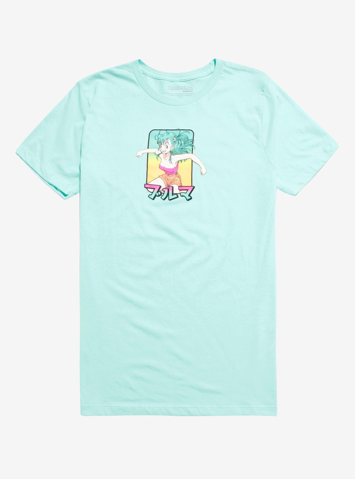 Dragon Ball Z Retro Bulma T-Shirt, AQUA, hi-res