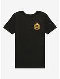 Harry Potter Hufflepuff Quidditch Crest T-Shirt, BLACK, hi-res