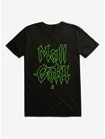 HT Creators: Dre Ronayne Mall Goth Green Outline T-Shirt, BLACK, hi-res