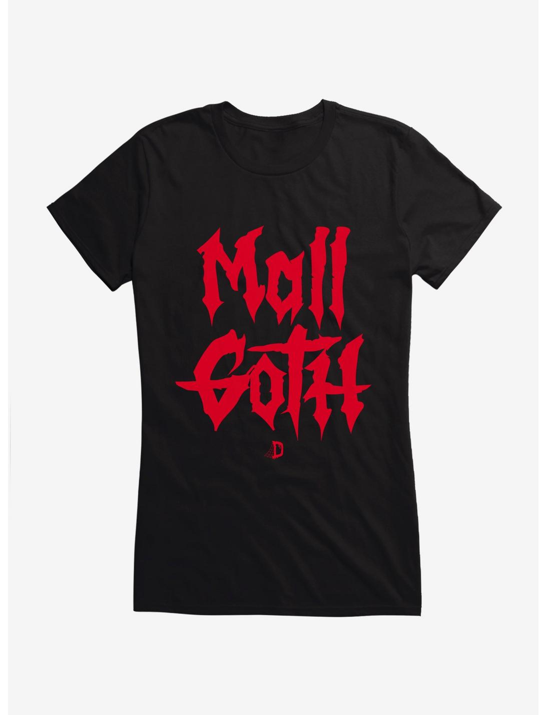 HT Creators: Dre Ronayne Mall Goth Red Fill Girls T-Shirt, BLACK, hi-res