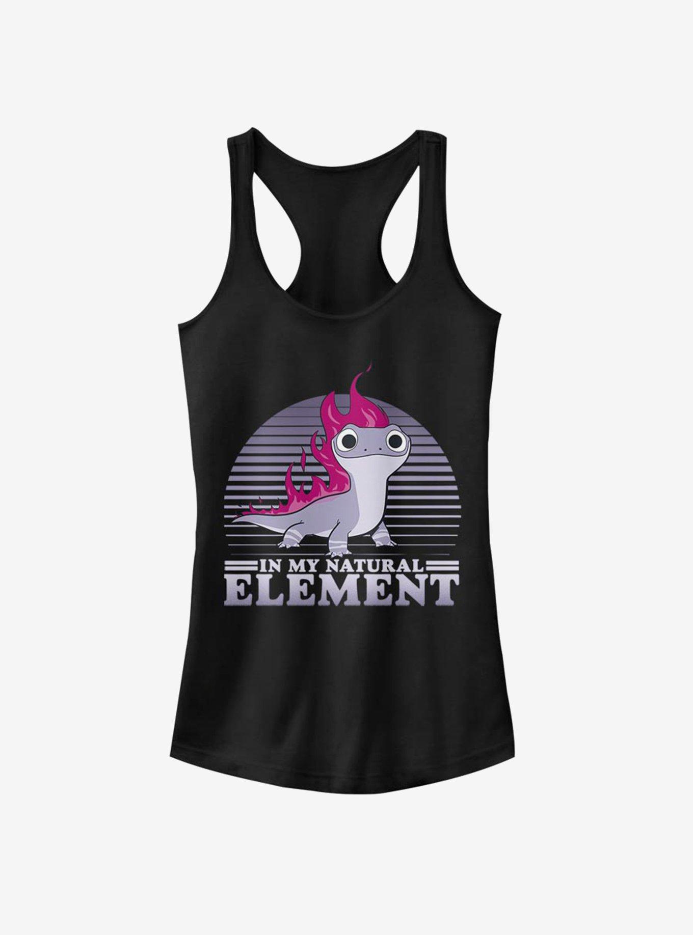 Frozen 2 Element Flames Girls Tank, BLACK, hi-res