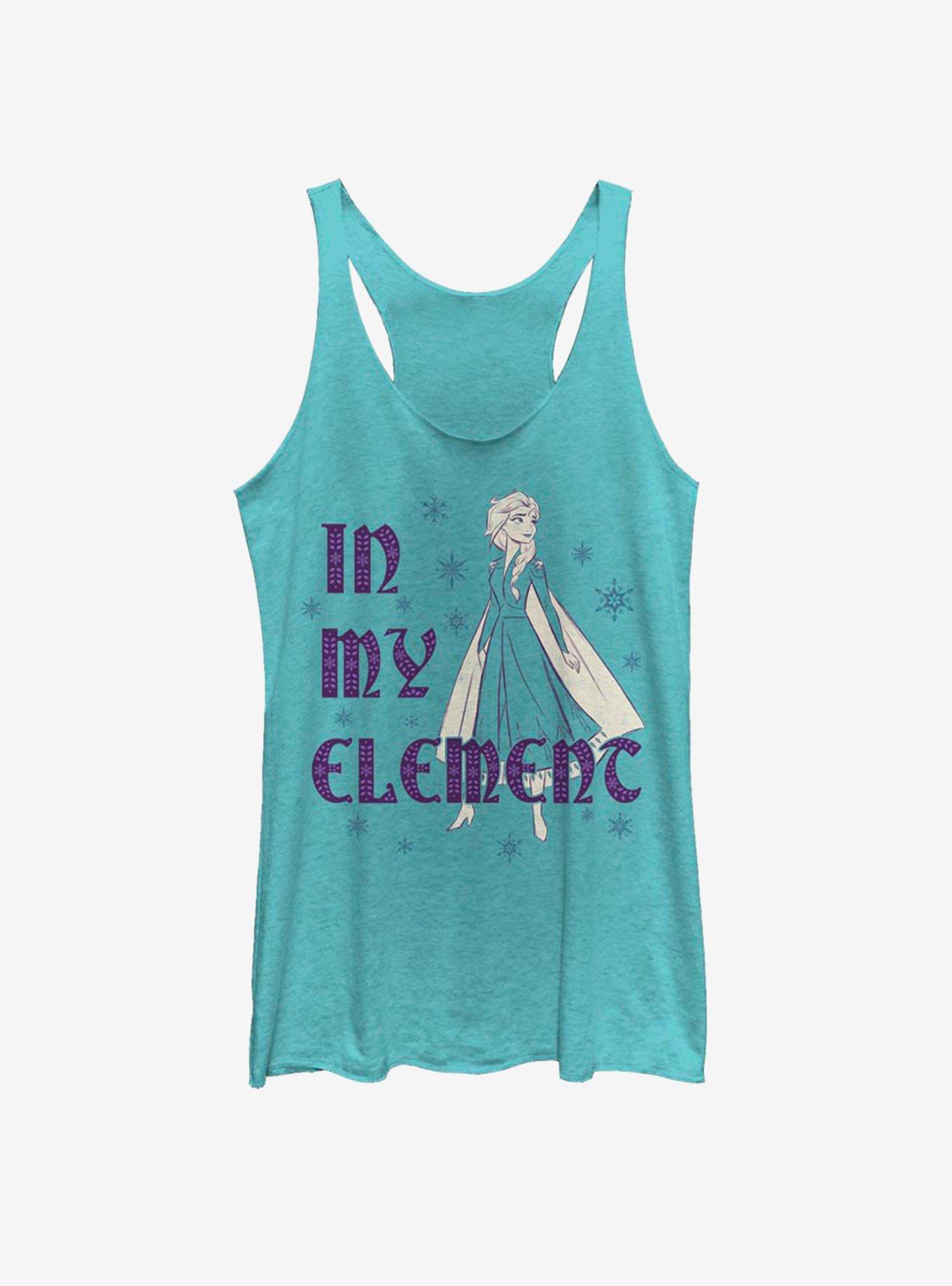 Frozen 2 Elsa Element Girls Tank, TAHI BLUE, hi-res