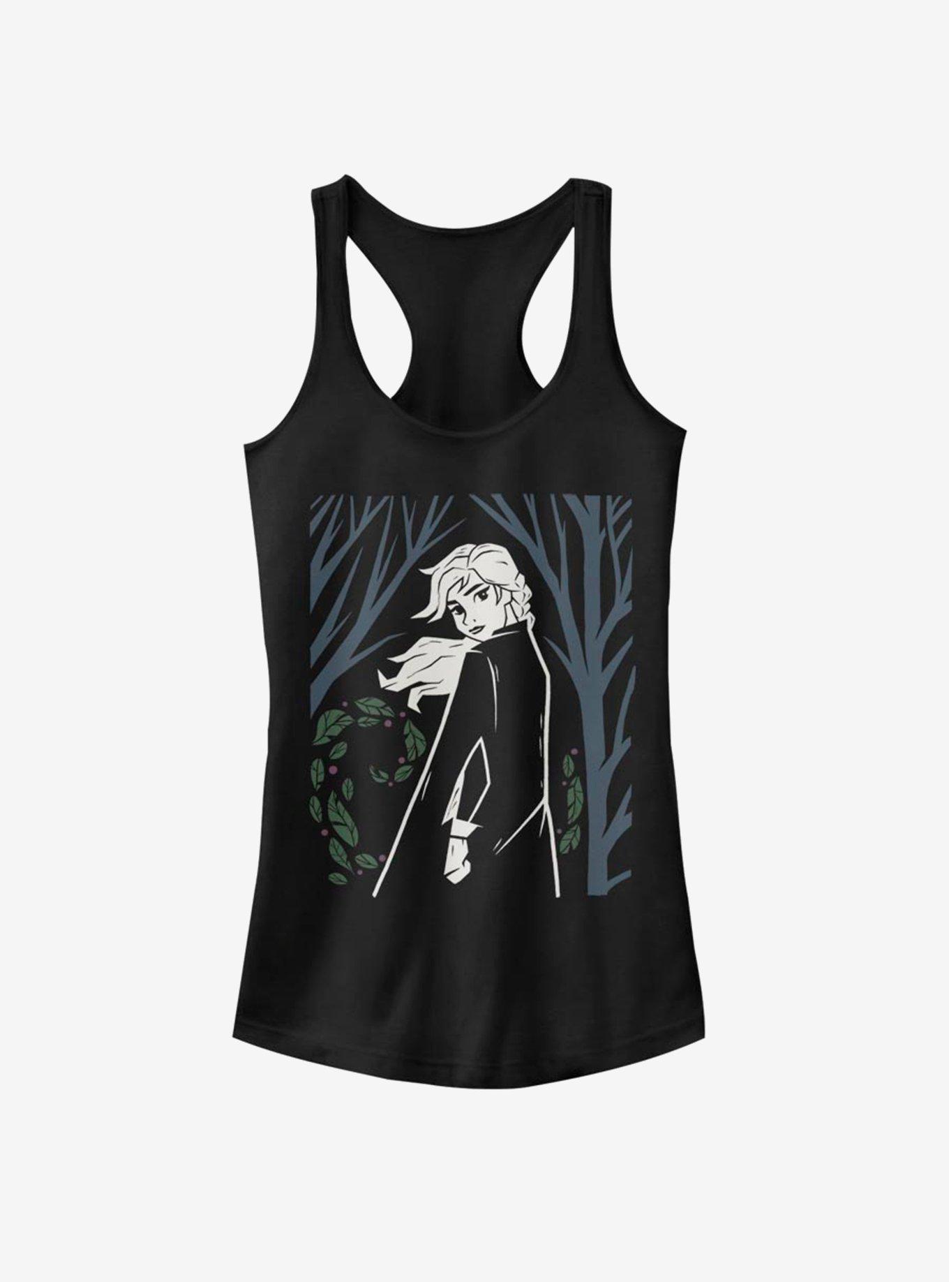 Frozen 2 Anna Wooded Girls Tank, BLACK, hi-res