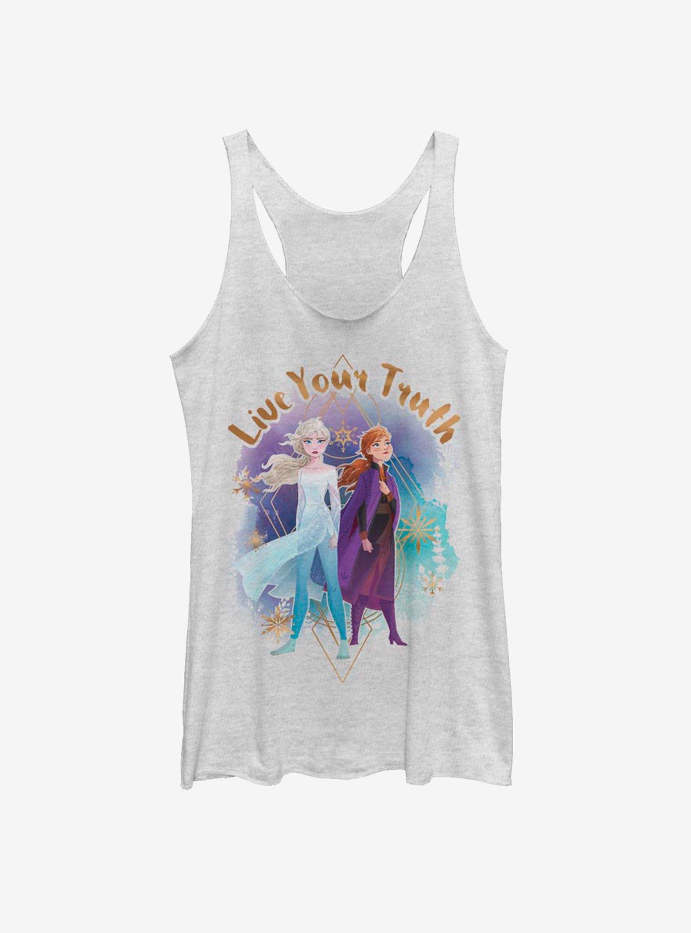 Frozen 2 Truth Sisters Girls Tank, WHITE HTR, hi-res