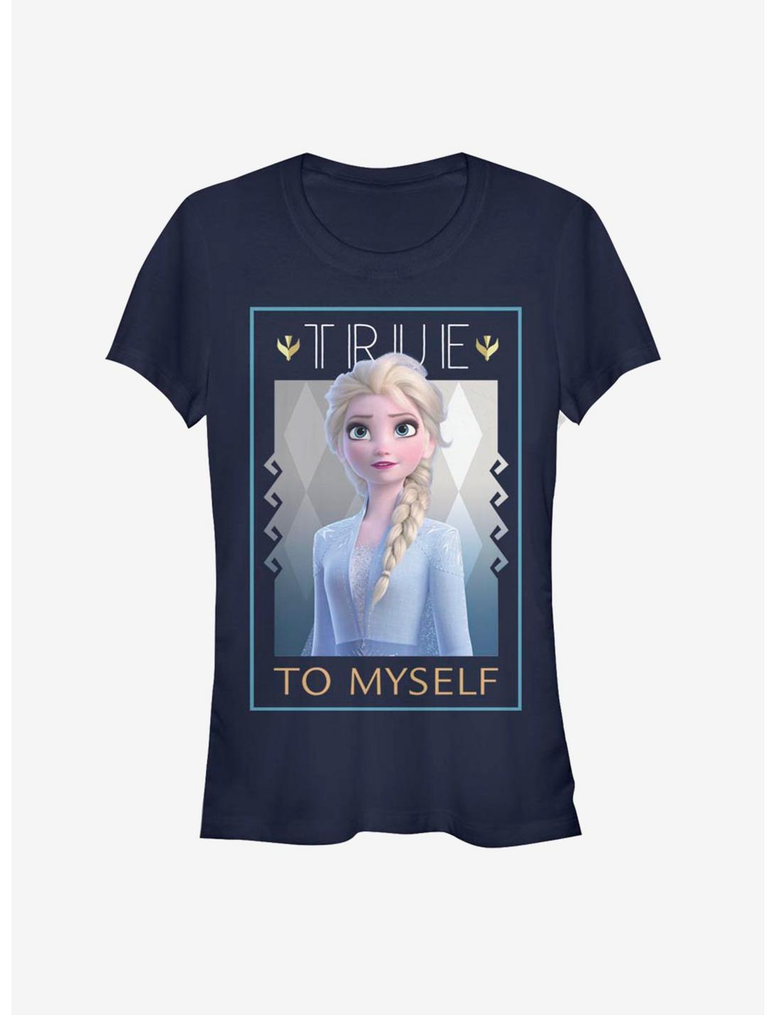 Frozen 2 Elsa's Truth Girls T-Shirt, NAVY, hi-res