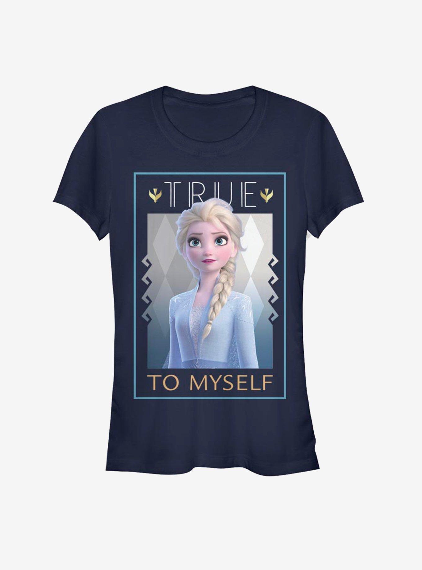 Frozen 2 Elsa's Truth Girls T-Shirt, NAVY, hi-res