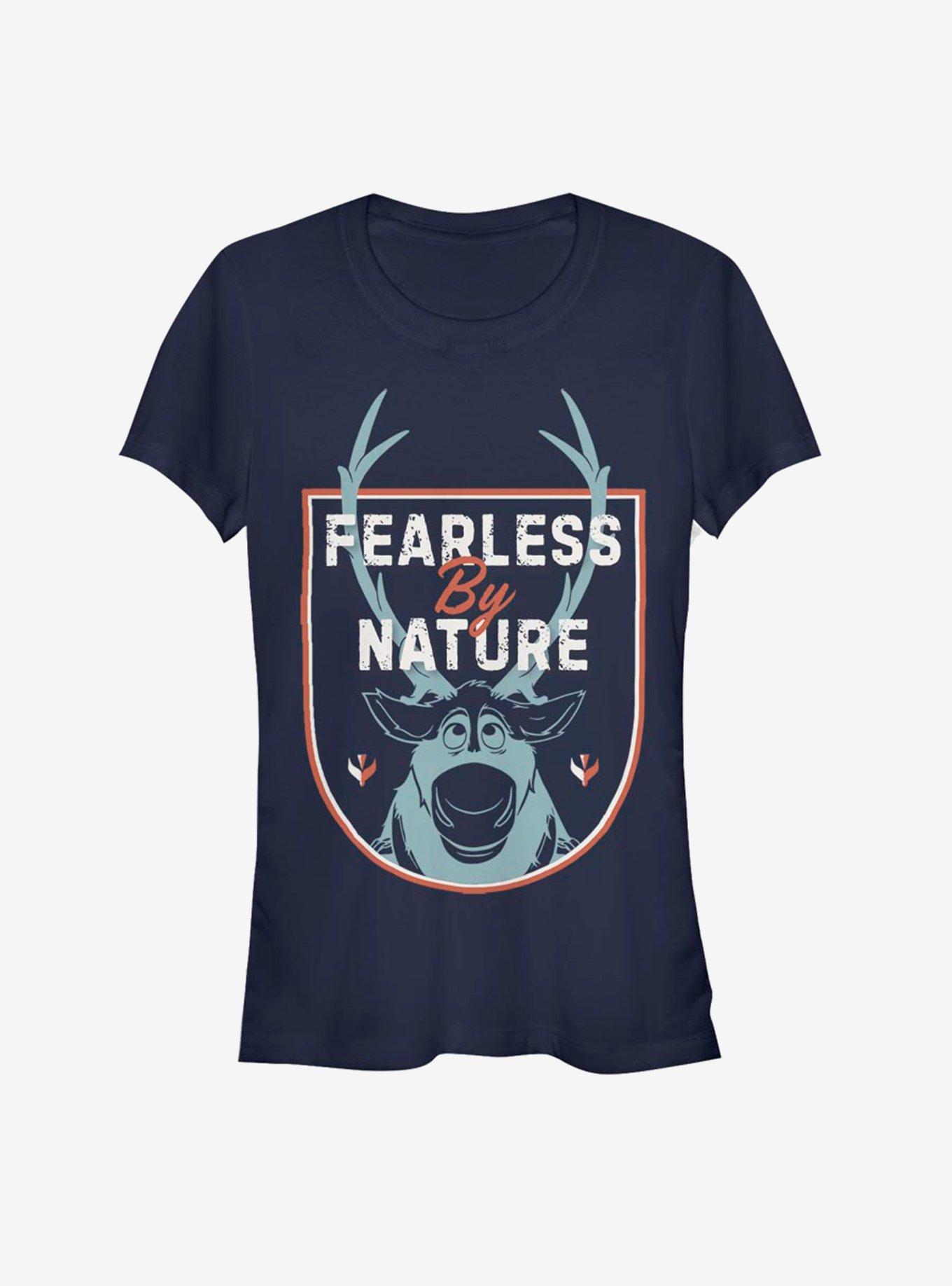 Frozen 2 Fearless Nature Girls T-Shirt, NAVY, hi-res