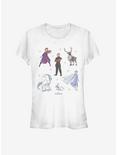 Frozen 2 Frozen Doodles Girls T-Shirt, WHITE, hi-res