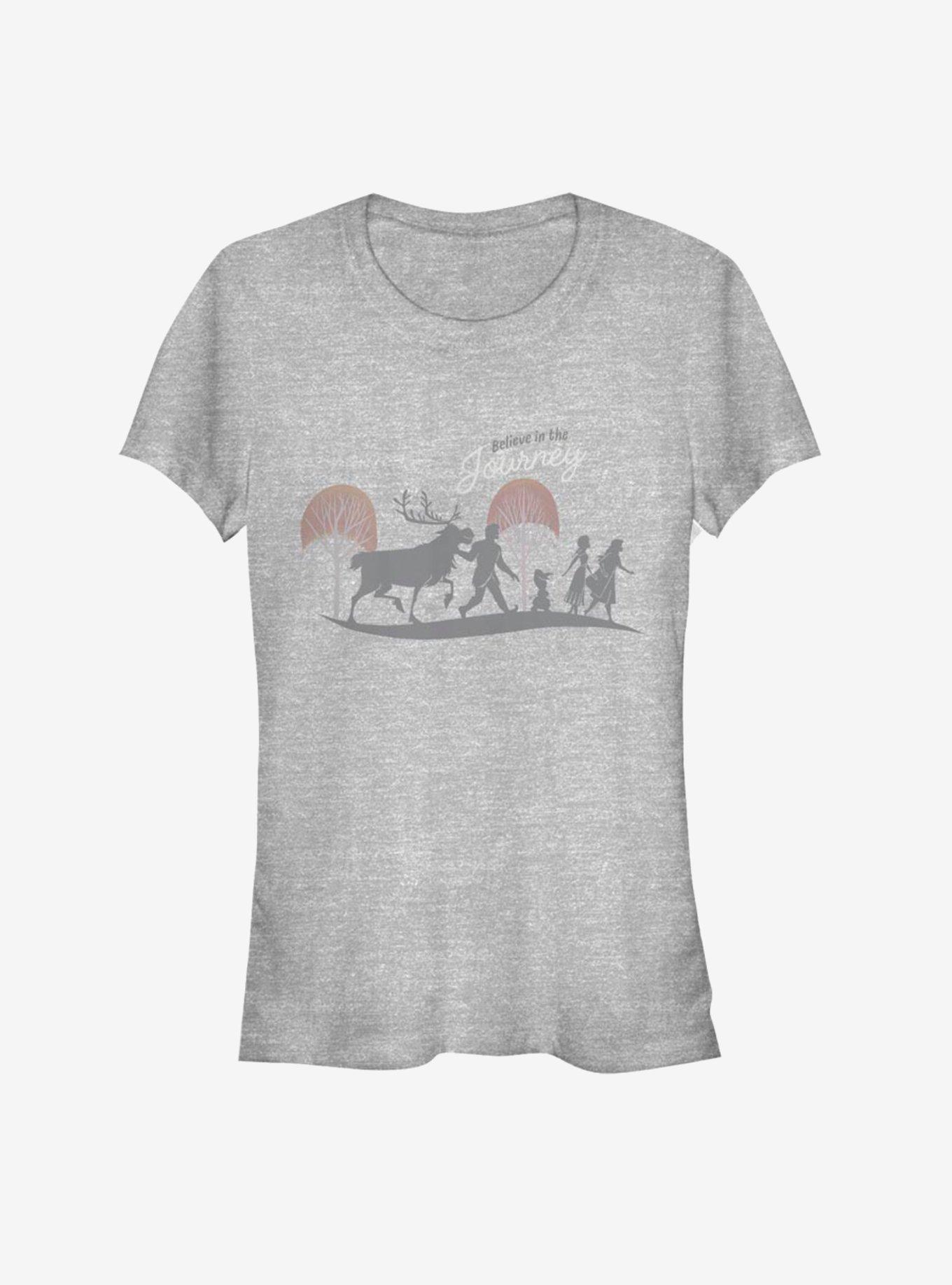 Frozen 2 Journey Walks Girls T-Shirt, ATH HTR, hi-res