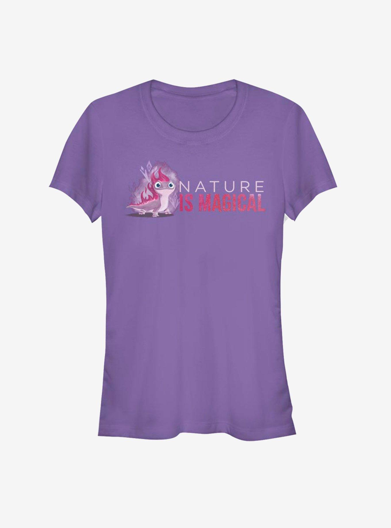 Frozen 2 Magical Salamander Girls T-Shirt, PURPLE, hi-res