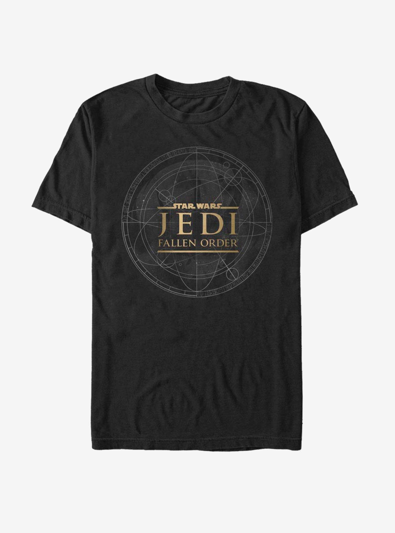 Star Wars Jedi: Fallen Order Jedi Map T-Shirt, BLACK, hi-res
