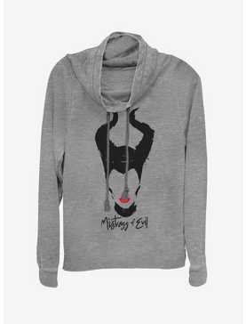 Disney Maleficent: Mistress of Evil Red Lips Cowl Neck Long-Sleeve Girls Top, , hi-res