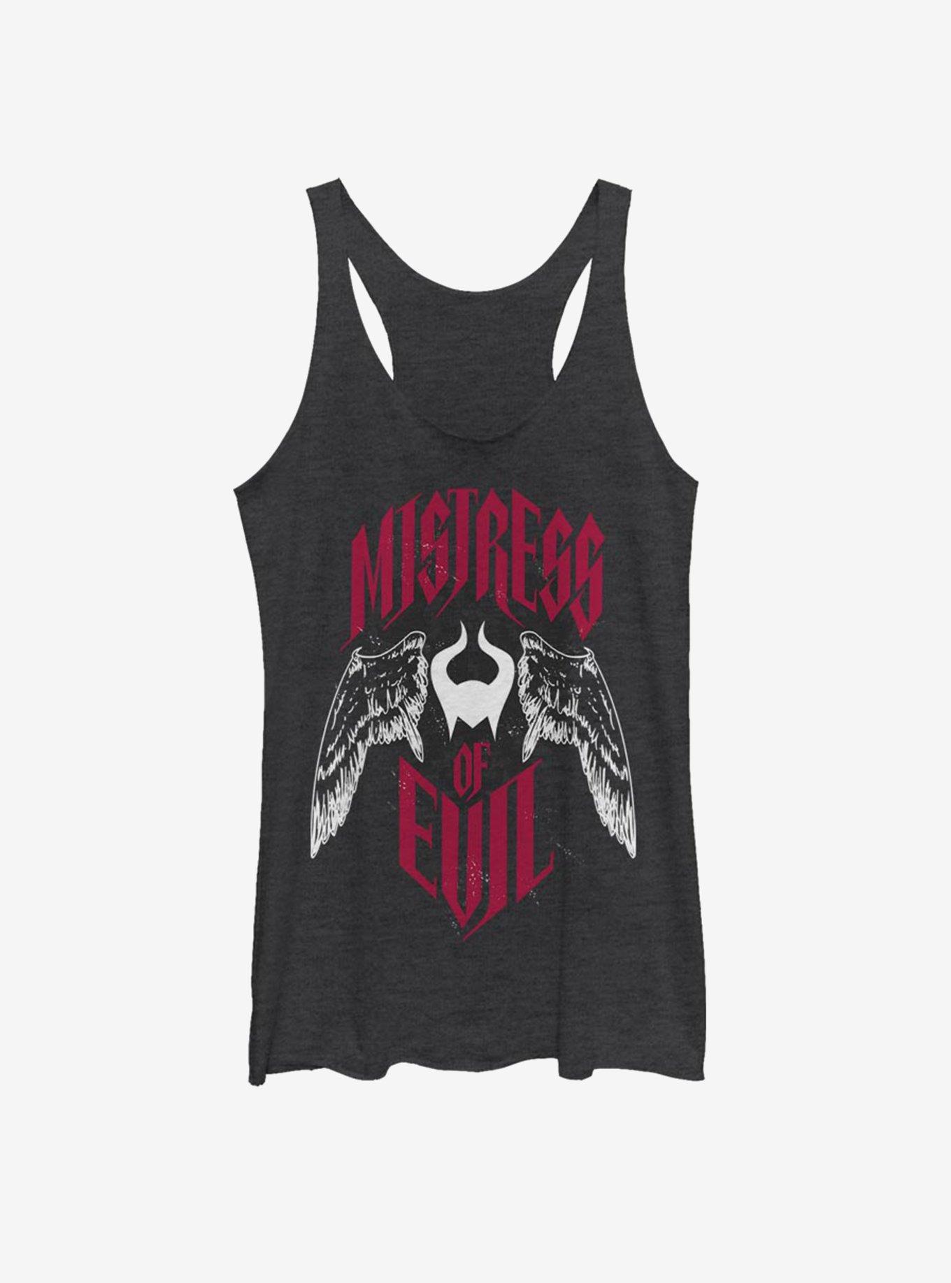 Disney Maleficent: Mistress of Evil With Wings Girls Tank, BLK HTR, hi-res