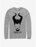 Disney Maleficent: Mistress of Evil Red Lips Long-Sleeve T-Shirt, ATH HTR, hi-res