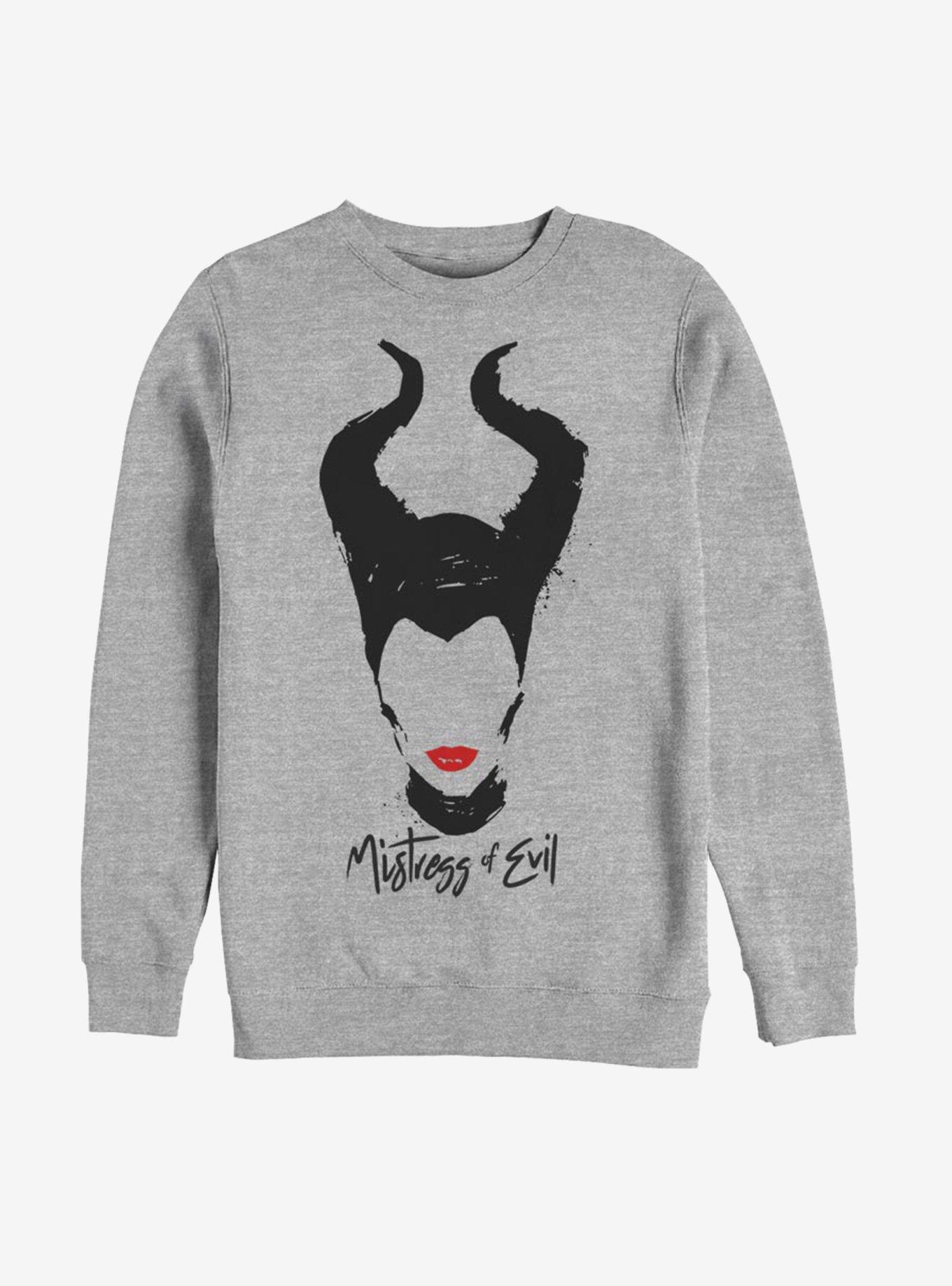 Disney Maleficent: Mistress of Evil Red Lips Sweatshirt, ATH HTR, hi-res