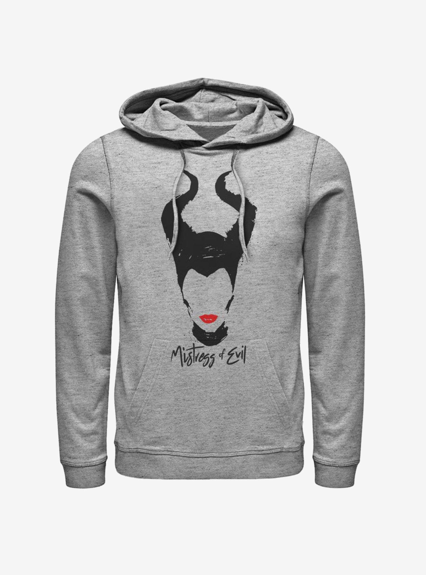 Disney Maleficent: Mistress of Evil Red Lips Hoodie, ATH HTR, hi-res