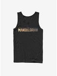 Star Wars The Mandalorian Mandalorian Logo Tank, BLACK, hi-res